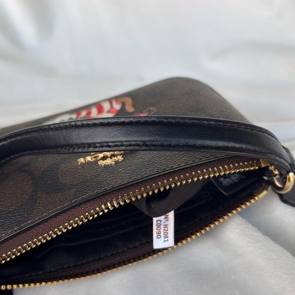 Coach Nolita 15 In Signature Canvas with Cat - Picture 11 of 13